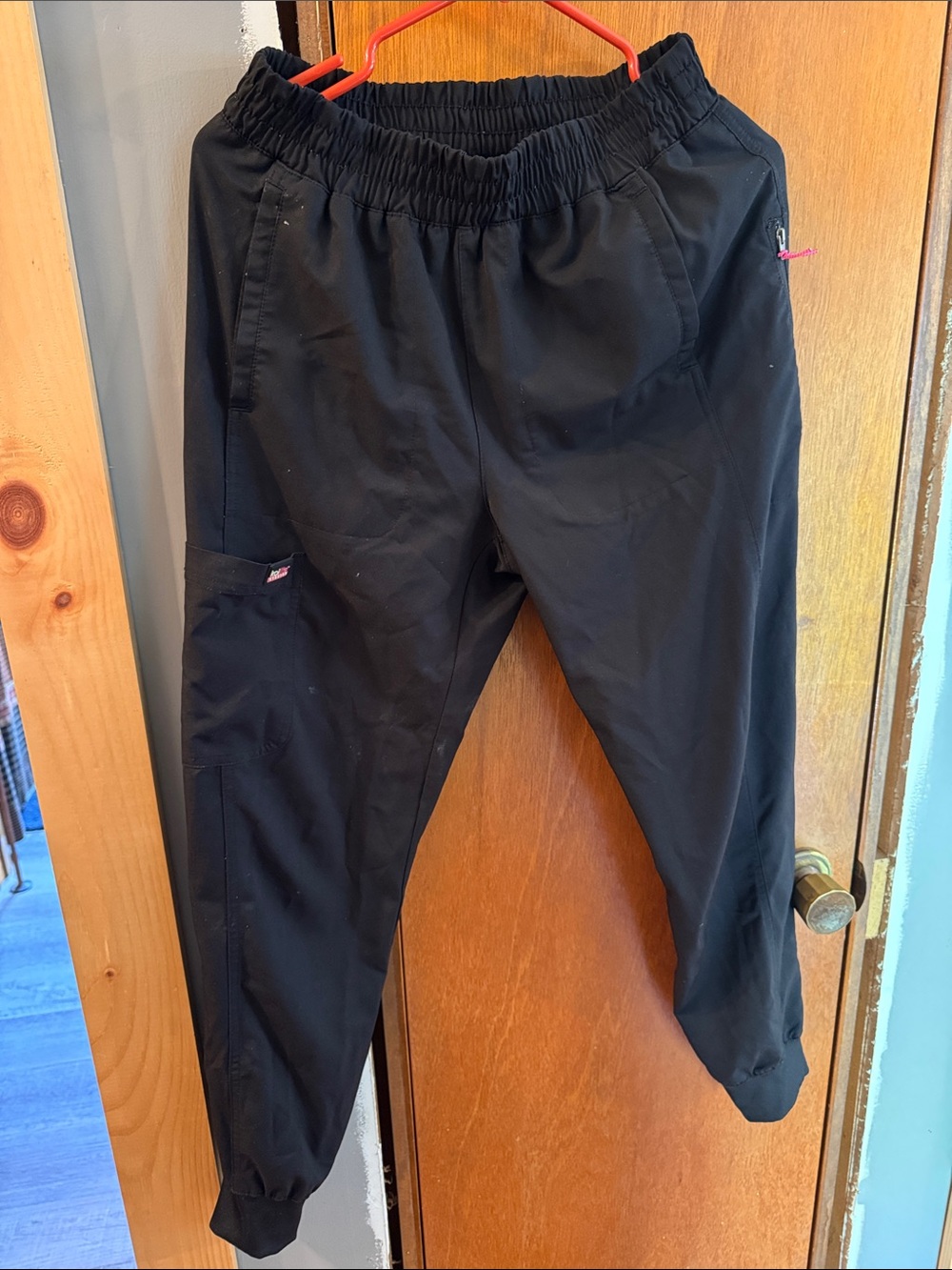 Women’s Black Elastic Waist Jogger Scrub Pant